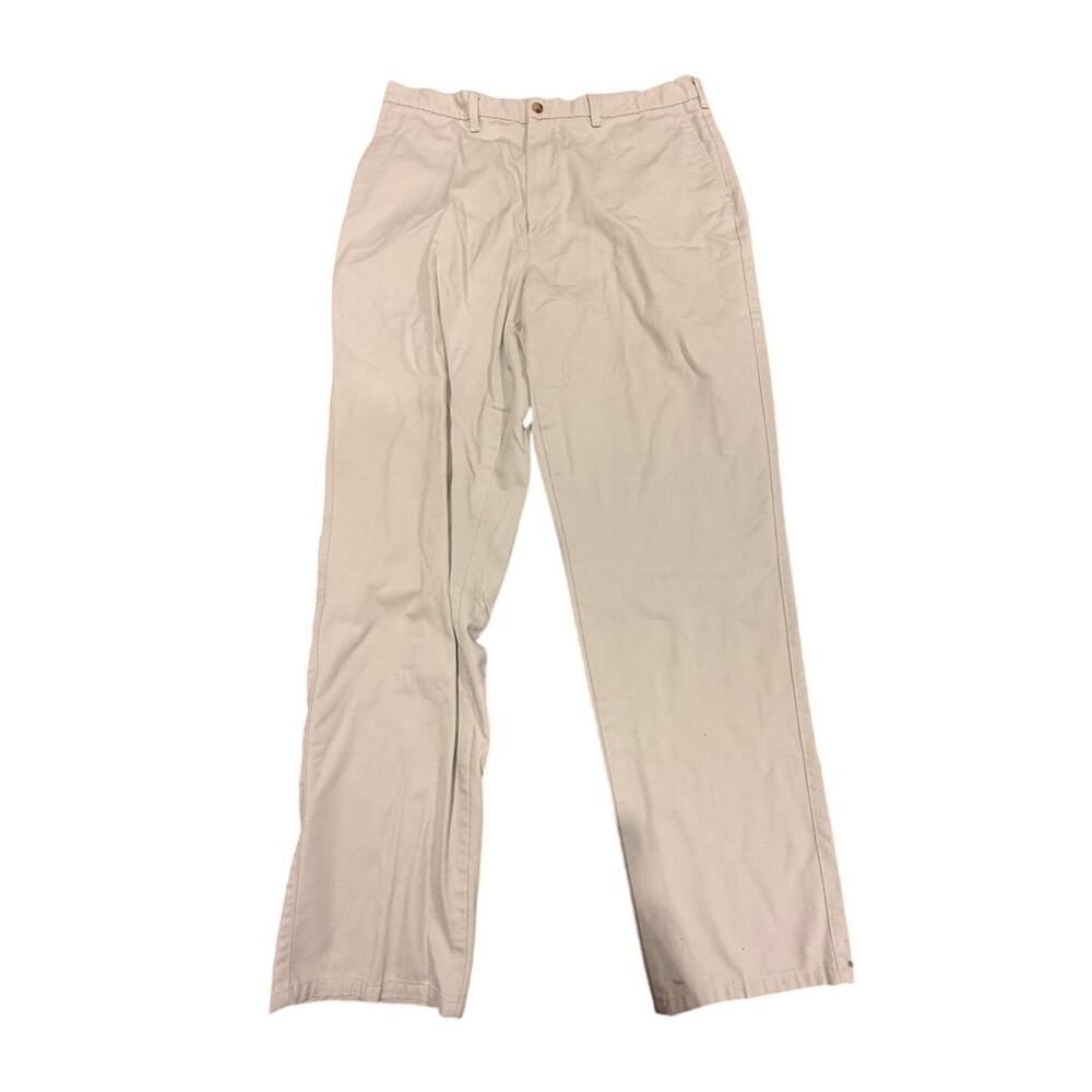 Puritan Men's Flat Front Khaki Chino Pants Sandstone Beige Size 38x34